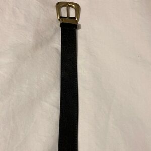 FURLA ￼ size small crocodile embossed leather belt